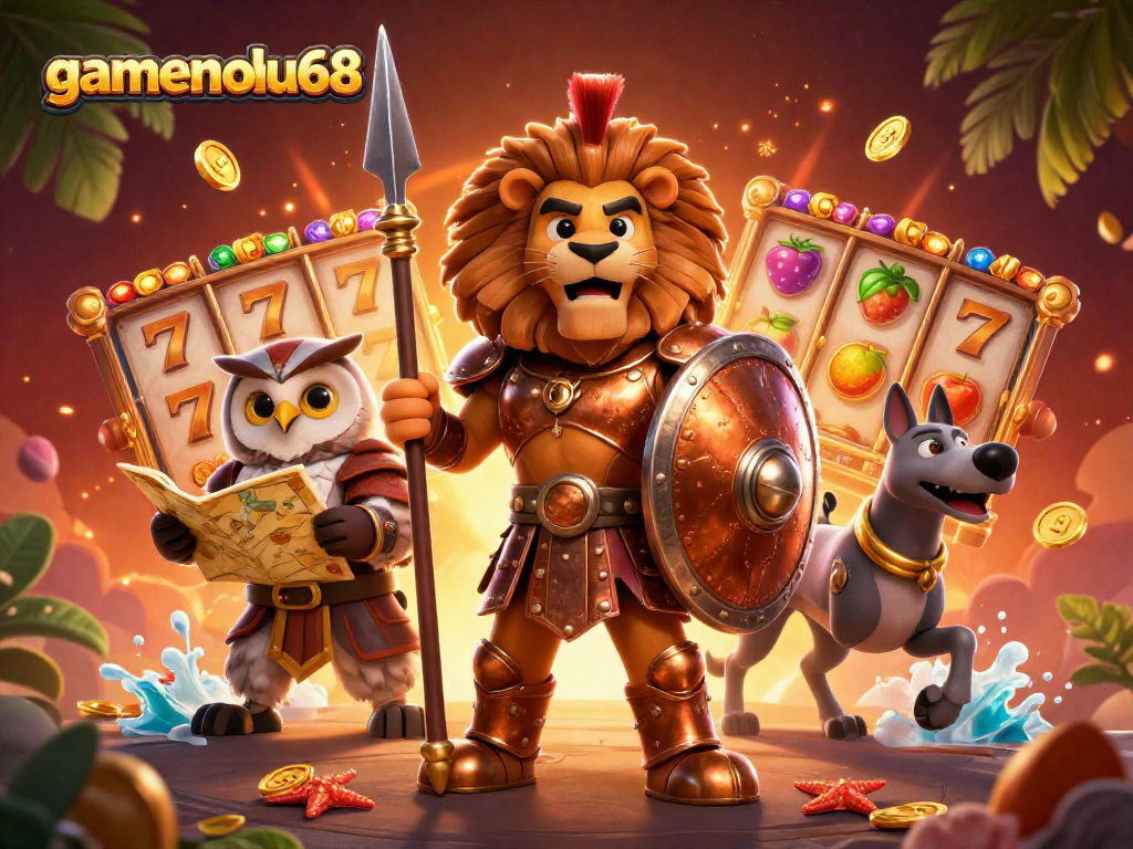 Engage with gamenohu68 in the vibrant slot game realm featuring dynamic, rich characters and elements.