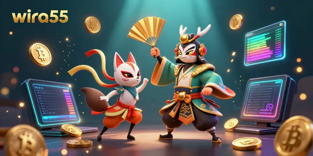Permainan slot dengan grafis menarik di Wira55, menarik pemain dengan RTP dan volatilitas yang bermanfaat.
