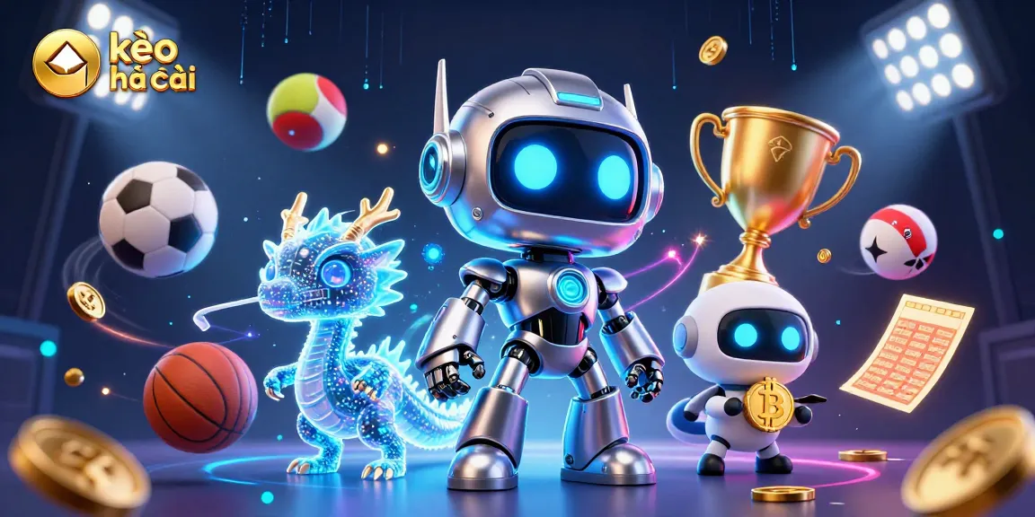 Engage with kèo nhà cái in a vibrant esports scene featuring dynamic sports elements.
