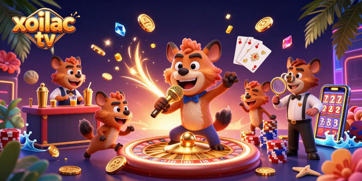 Experience thrilling gameplay with xoilac tv featuring vibrant casino elements and engaging characters.