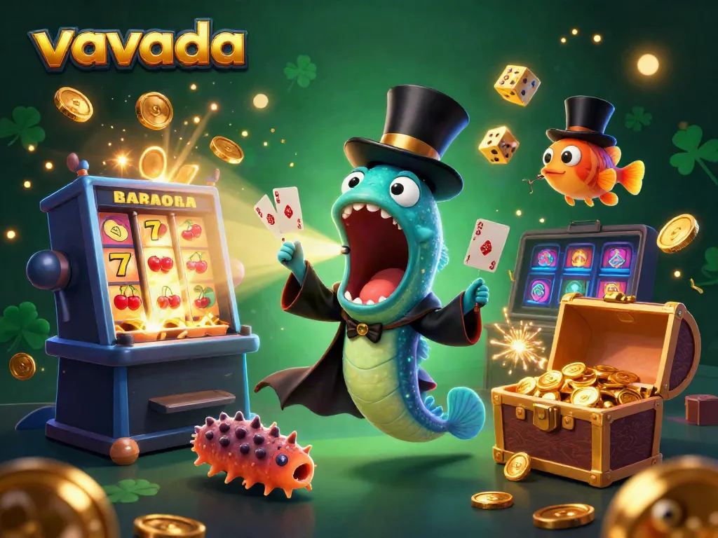 Experience vibrant wins at vavada with a dazzling casino-themed underwater magic scene.