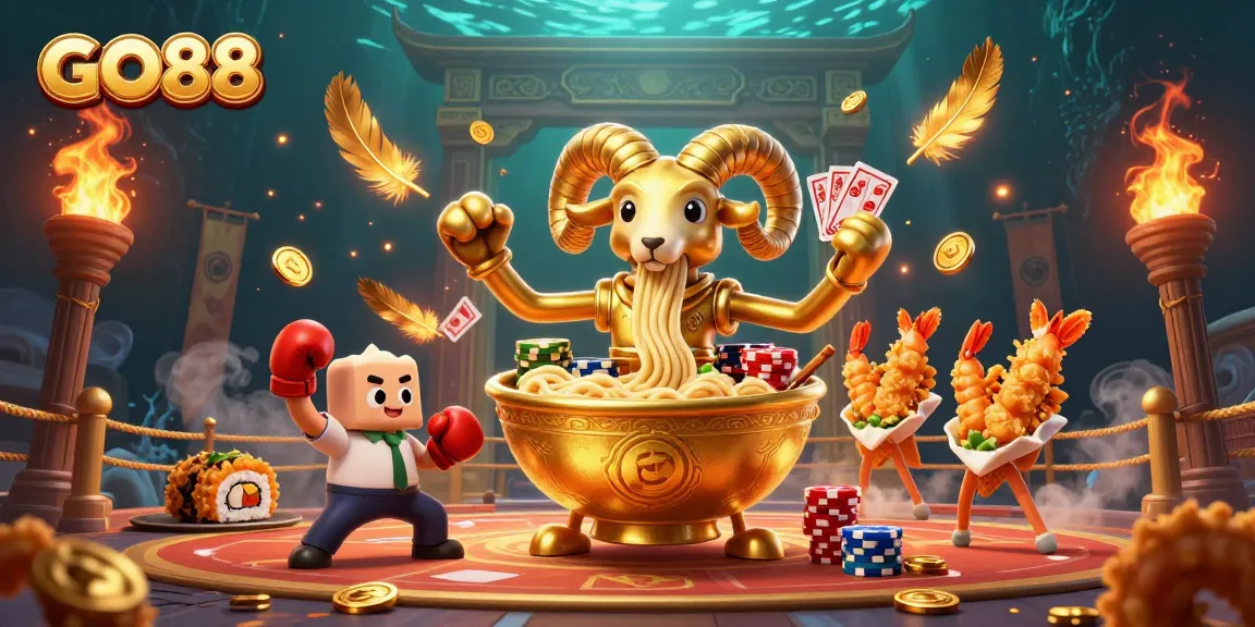 Join the fun at GO88 with engaging games and colorful elements in a vibrant casino setting.