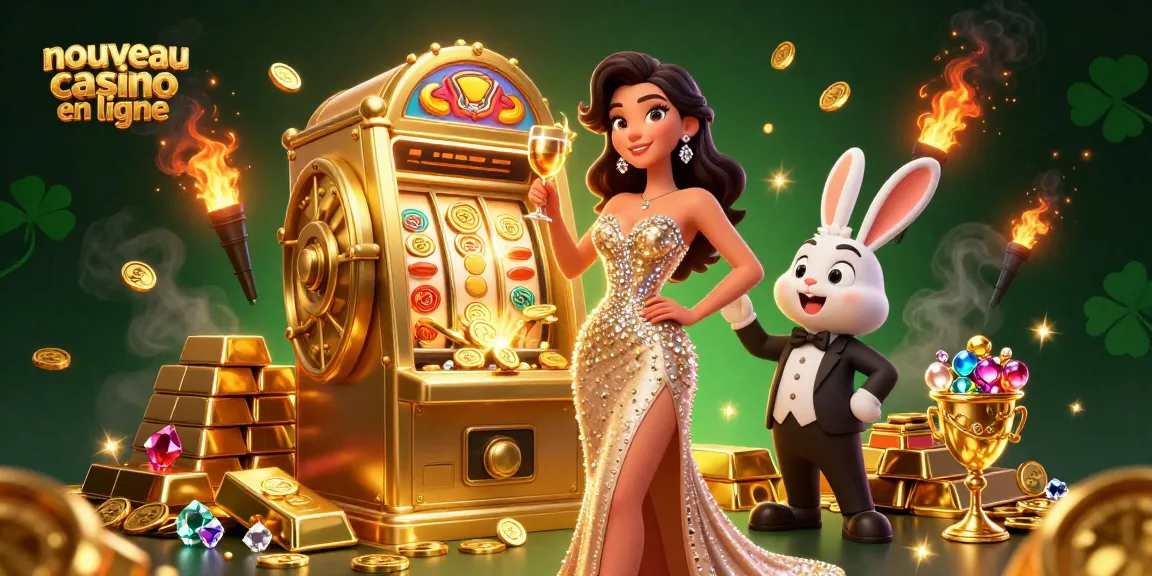 Découvrez l'attrait du nouveau casino en ligne avec des visuels époustouflants d'une scène de jackpot.