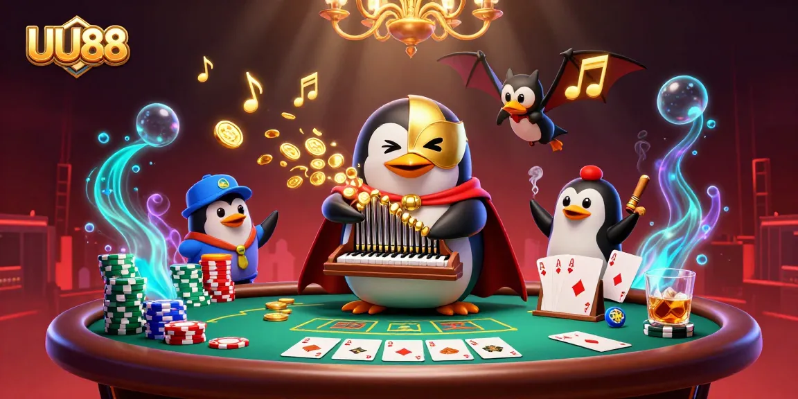Experience UU88's dynamic casino atmosphere with vibrant characters and rich game details.