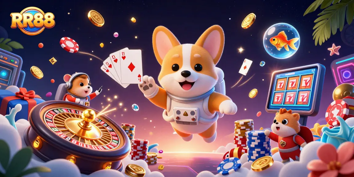 Experience thrilling gameplay at RR88 Casino with exciting games, vibrant visuals, and engaging characters.