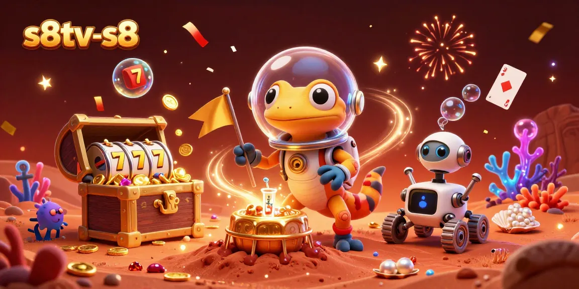 S8TV-S8 enhances your betting experience with lively visual elements in this vibrant illustration.