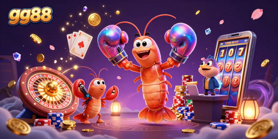 Experience excitement at gg88 with lively casino elements, featuring 3D characters and dynamic gameplay.