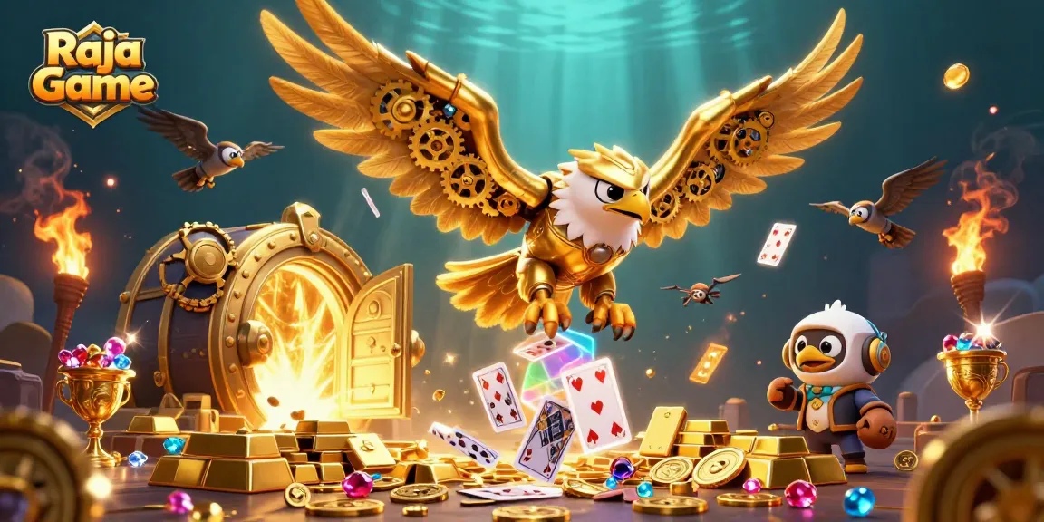 Engage with Raja Game's exciting slot experience through thrilling predictions with the golden eagle.
