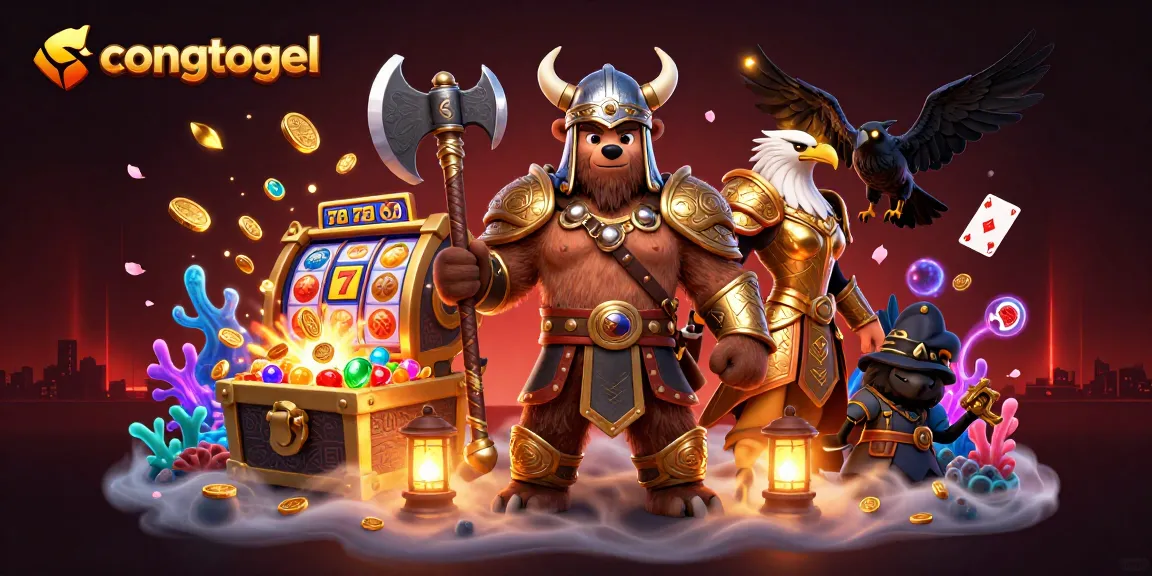 Experience the excitement of congtogel with vibrant 3D gaming elements and dynamic characters.
