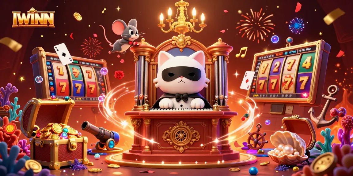 IWINN features thrilling slots action set in a vibrant 3D casino atmosphere with unique characters.