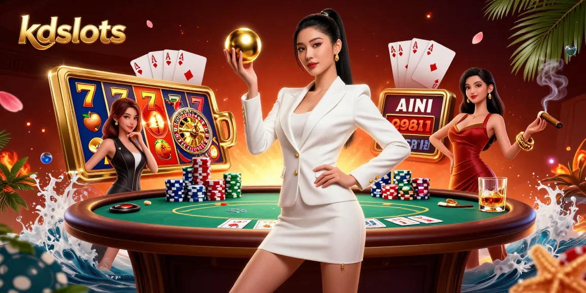 Experience thrilling gameplay with kdslots featuring vibrant slot reels and stunning casino elements.