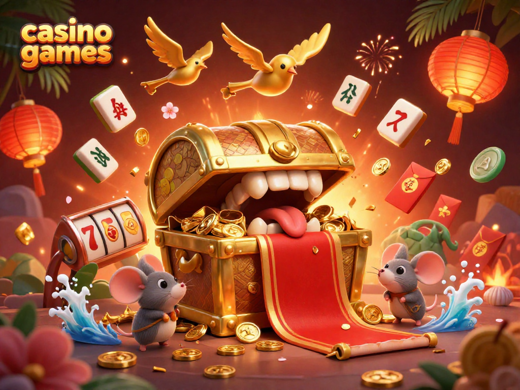 Engage with exciting casino games featuring vibrant characters and dynamic elements.