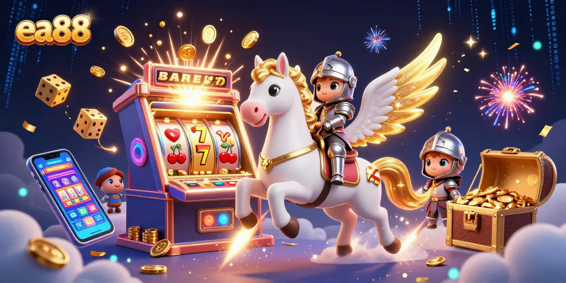 Experience thrilling moments with ea88's jackpot slots featuring vibrant 3D animations.
