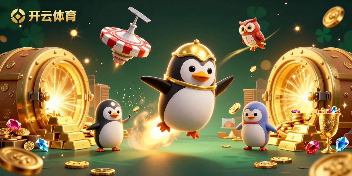 Experience exhilarating gameplay with 开云体育 featuring a rocket-powered penguin and casino treasures.
