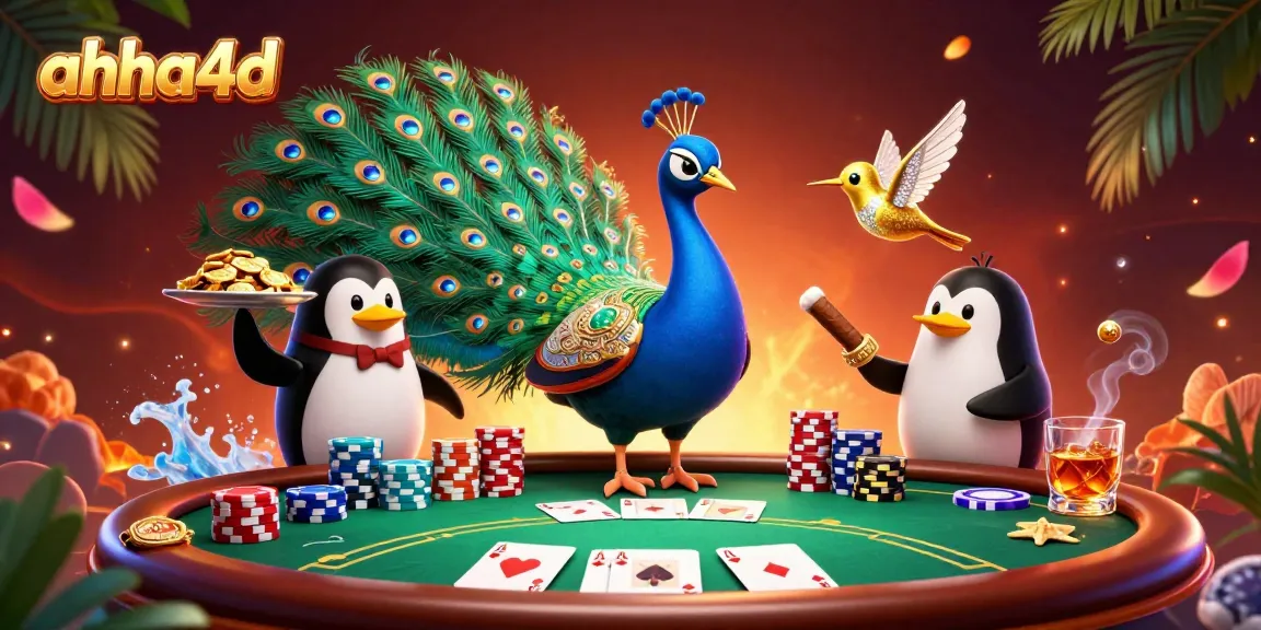 Mengikuti hasil togel terbaru dengan ahha4d, menampilkan karakter berwarna-warni dan elemen kasino yang menarik.