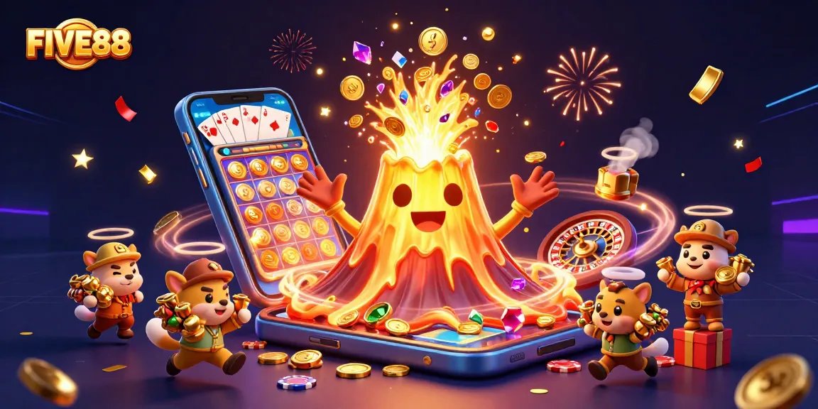 Experience the thrill of gaming with FIVE88's vibrant casino and slot adventures.