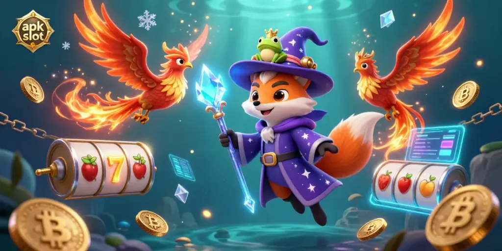 Engage in thrilling gameplay with apk slot, featuring dynamic characters and slotted symbols.
