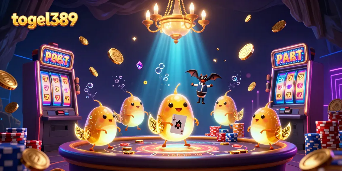 Experience thrilling gameplay at togel389 with bioluminescent glowworms lighting the casino scene.