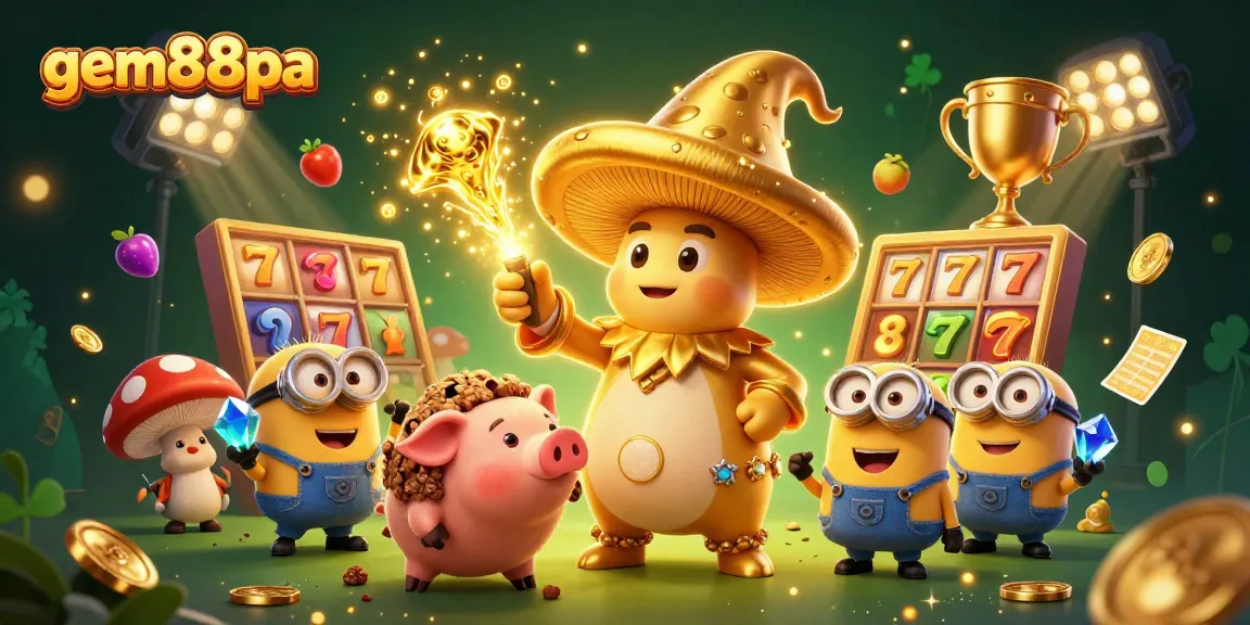 Win big at gem88pa with magical creatures amidst vibrant casino jackpots and engaging games.
