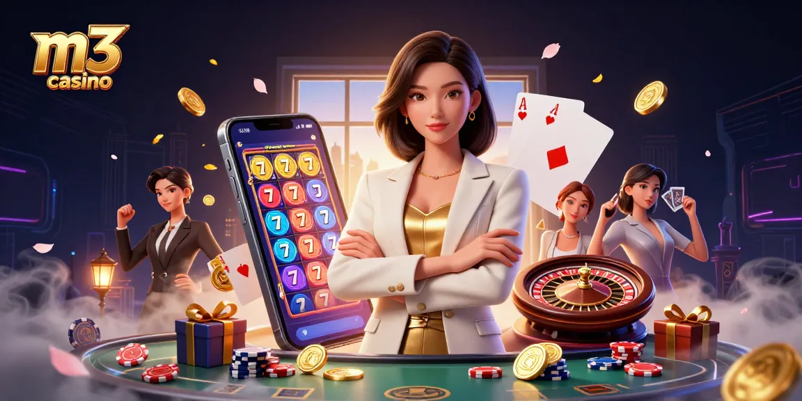 Experience thrilling action at m3 casino with elegant gameplay and captivating slots in 3D.