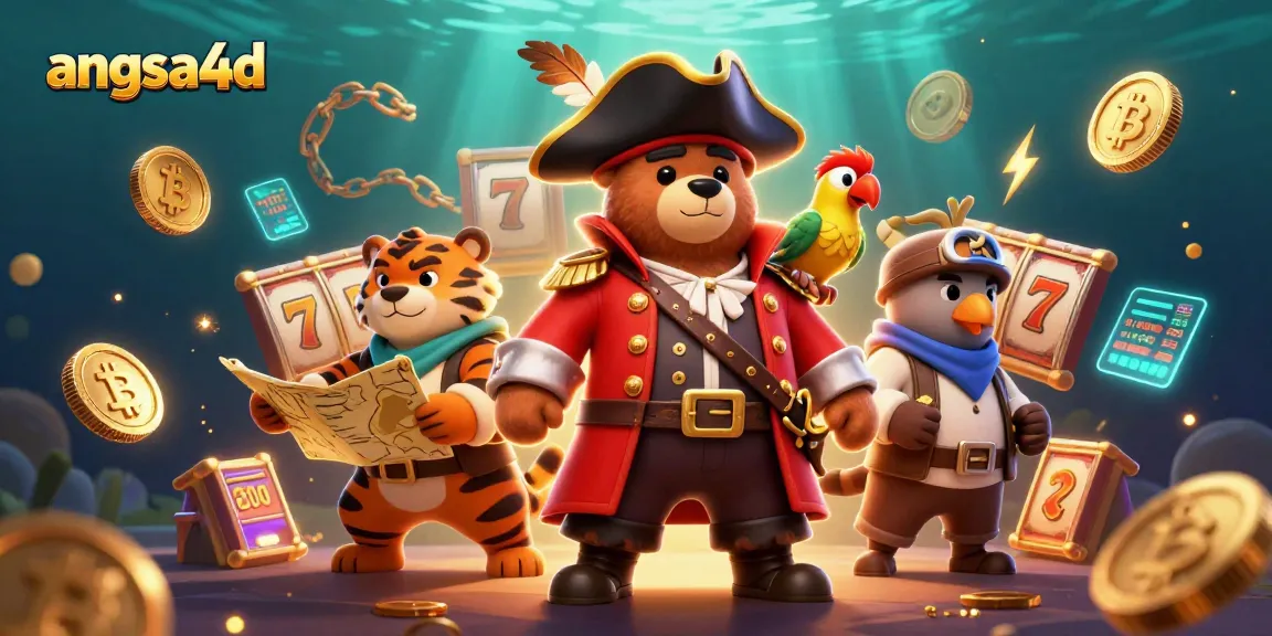 Spin to win at angsa4d with 3D cartoon characters and colorful slot game elements