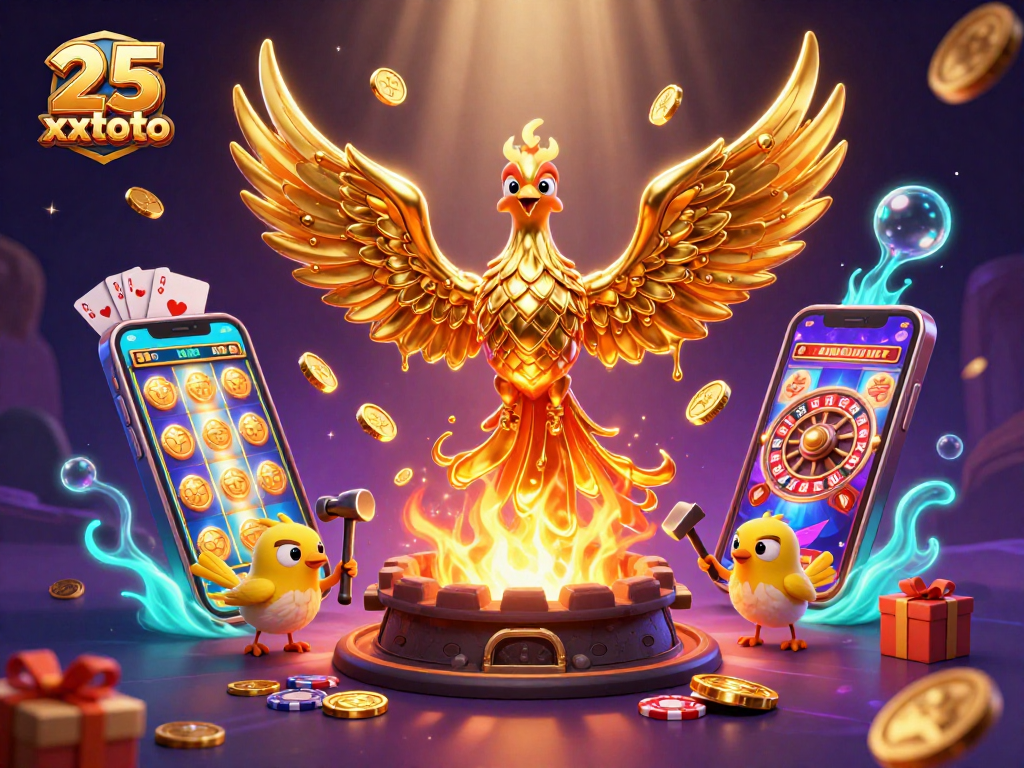 Tingkatkan peluang Anda dengan 25 xxtoto, menampilkan phoenix emas dan permainan slot yang menakjubkan.