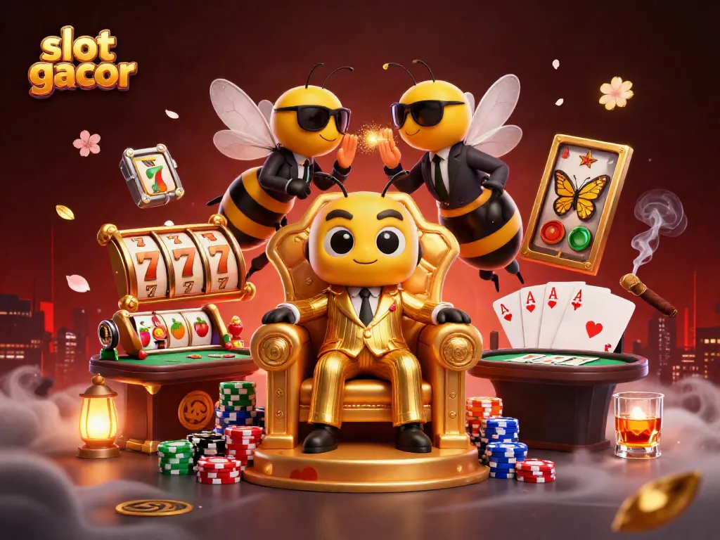 Slot gacor menghadirkan suasana bermain yang menegangkan dengan petunjuk jackpot dan simbol buah.