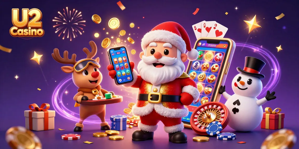 Win big at U2 Casino with festive characters and exciting gaming elements.