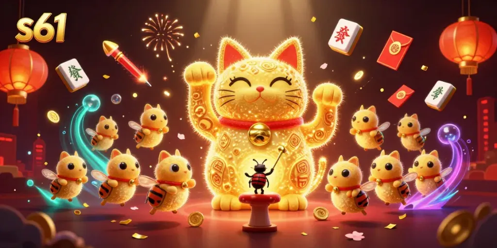 Engage with the enchanting world of S61 casino games featuring dynamic visuals and vibrant elements.