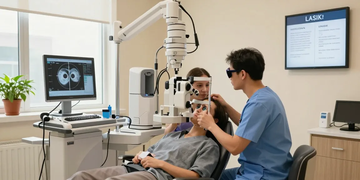 Expert LASIK eye surgery consultation at SNU Eye Clinic, showcasing advanced technology and personalized care in Cincinnati.