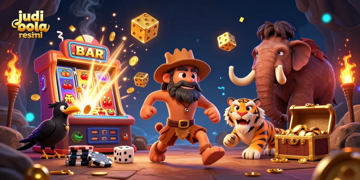Experience exciting judi bola resmi action in this vibrant 3D casino scene filled with dynamic game elements.
