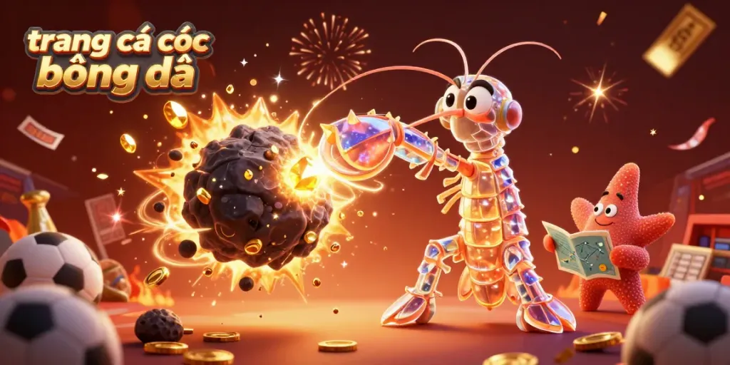 Engage in thrilling moments of trang cá cược bóng đá as dynamic characters battle through cosmic gems and celebrate with confetti.
