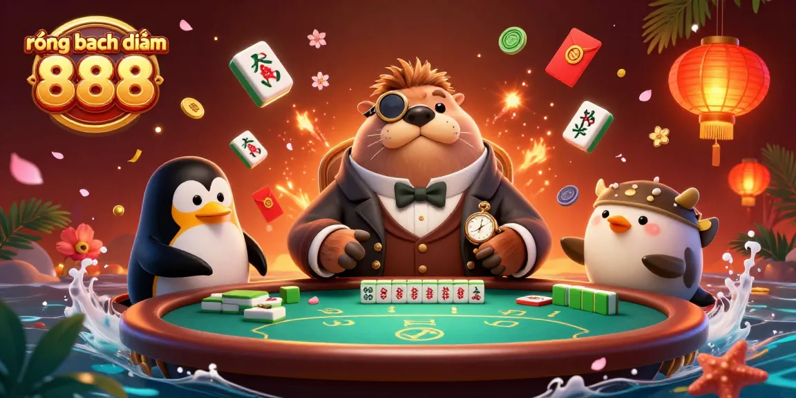 Experience lively gameplay with rồng bạch kim 888 at our underwater poker table illustration.