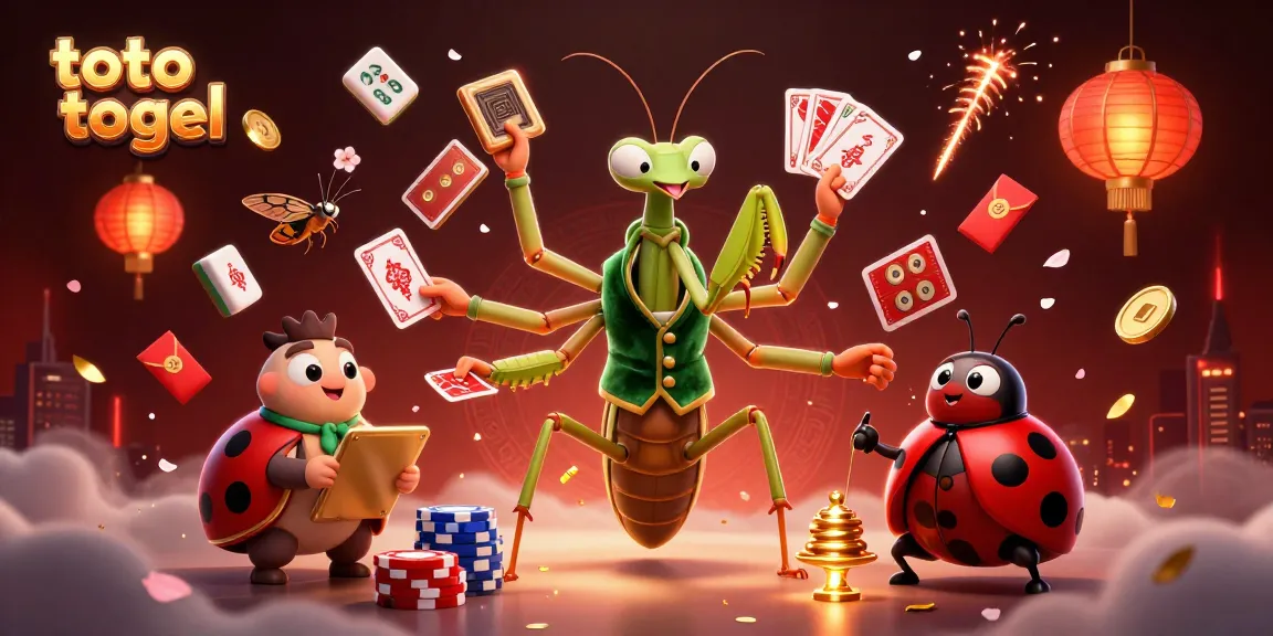 Experience the excitement of toto togel with a lively casino scene featuring cartoon characters and dynamic game elements.