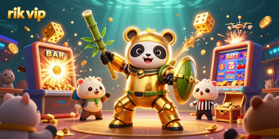 Experience exciting wins with rik vip in this vibrant casino scene filled with dynamic game elements.