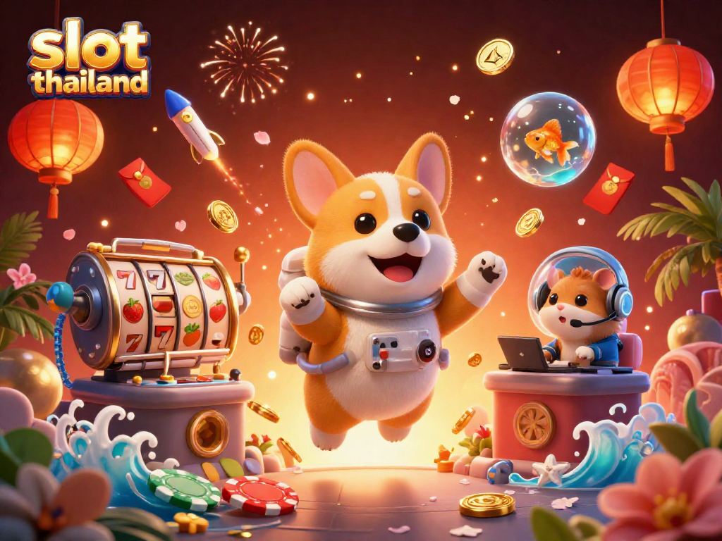 Experience the thrill of winning with slot thailand in this vibrant casino space adventure.