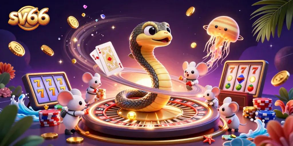 Engage in exhilarating betting adventures at SV66’s dynamic cosmic casino scene.