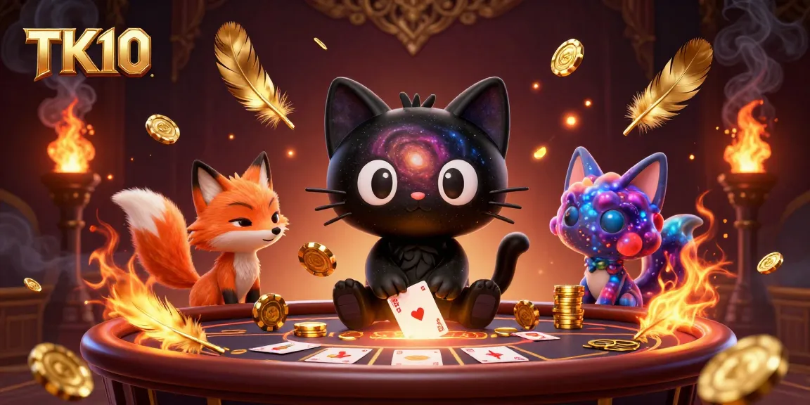 Experience thrilling gaming at TK10 featuring a mystical cosmic scene with enchanting elements.