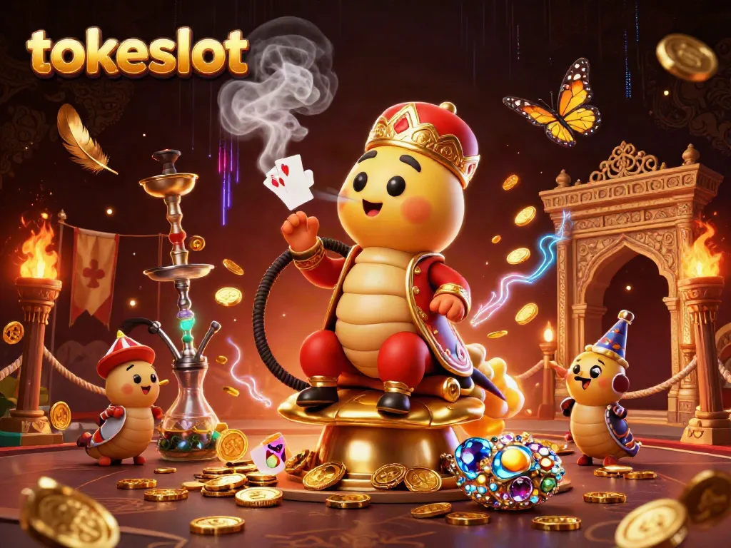 Engage with tokeslot's thrilling experience of spinning reels and vibrant gameplay in an immersive 3D setting.