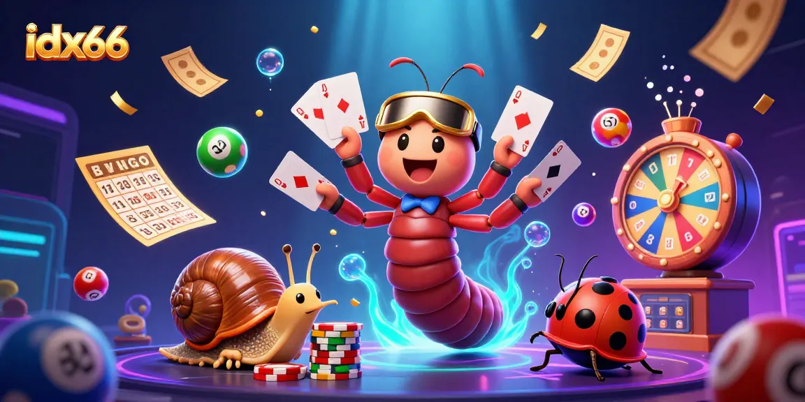 Menangkan slot dengan idx66, dealer kartun 3D dan bola lotere berwarna-warni