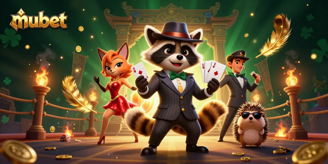 Play thrilling mubet casino games with exciting characters in vibrant 3D world atmosphere.