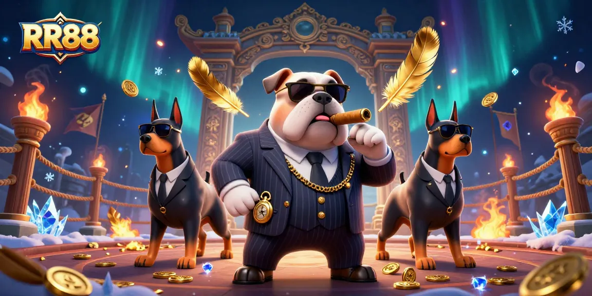 Engage with RR88 by experiencing thrilling casino games and adventures highlighted in vibrant 3D illustration.