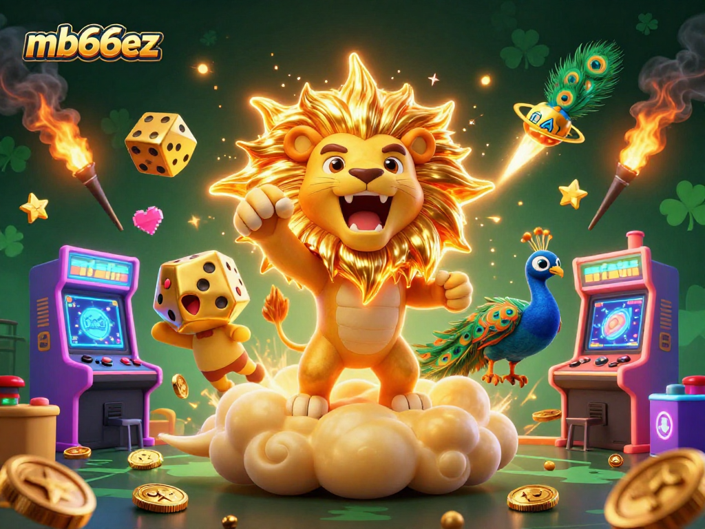 Experience the vibrant thrill of mb66ez with an engaging illustration of casino excitement.