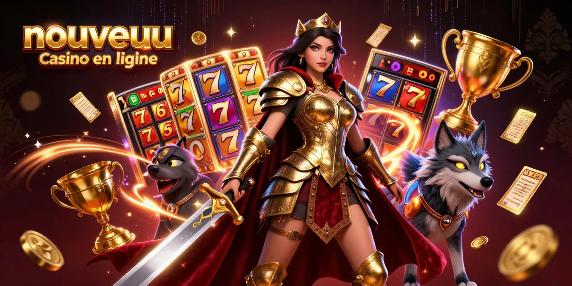 Découvrez un gameplay palpitant dans un nouveau casino en ligne avec des éléments de machines à sous dynamiques et des personnages vibrants.