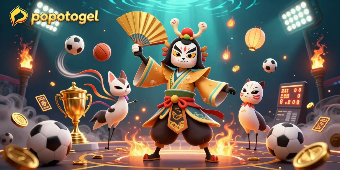 Engage with popotogel's thrilling gaming experience featuring kabuki warriors and dynamic sports elements.