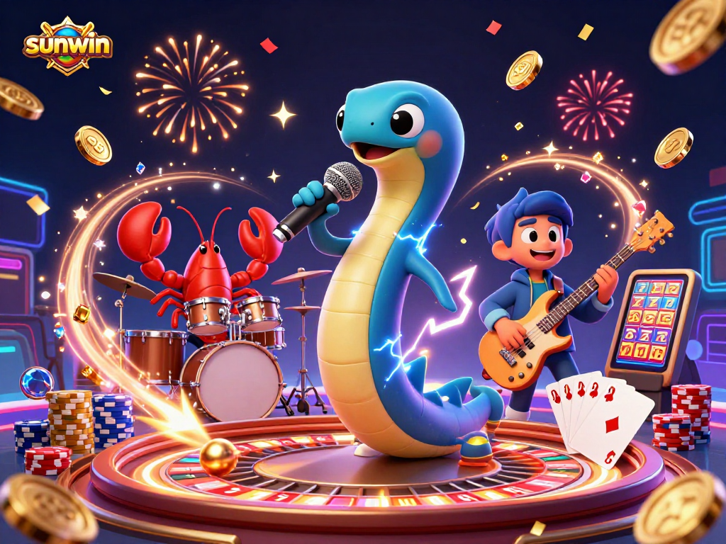 Spin to win big at sunwin's underwater casino with lively characters and rich gaming elements!