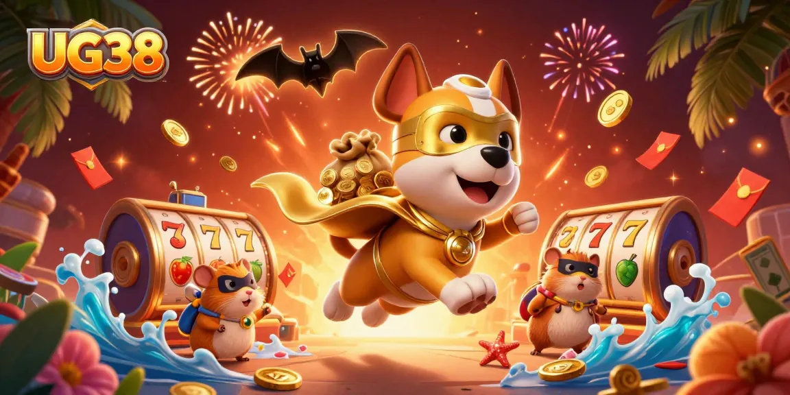 Engage in the thrilling world of UG38 casino action with colorful characters and abundant rewards.
