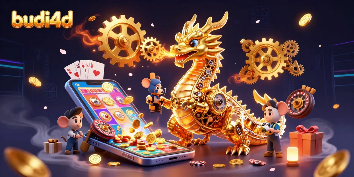 Experience the thrilling world of budi4d with dynamic golden dragon and 3D slot games in action