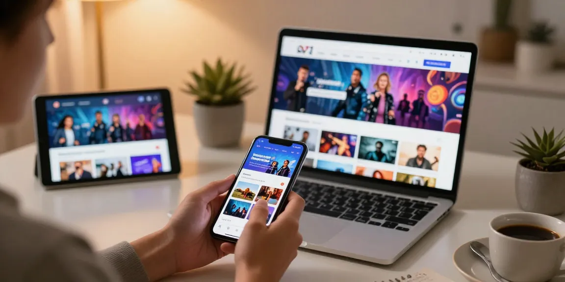 Pengguna menjelajahi portal hiburan digital 91dewa dengan antarmuka menarik di perangkat mobile.