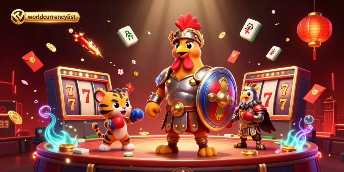 Engage with the rich casino scene featuring the worldcurrencylist brand amidst dynamic 3D characters and elements.